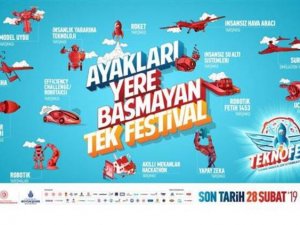 Atatürk Havalimanı'nda hava trafiğine 'TEKNOFEST' ayarı