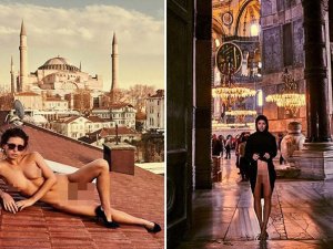 Ayasofya'da çıplak poz veren manken Marisa Papen'e soruşturma