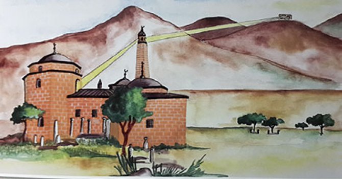 Tillodaki türbenin ışığı çalıştı