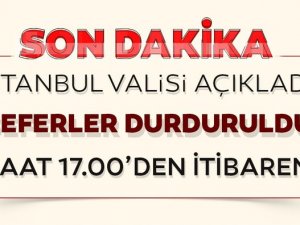 Deniz otobüsü, feribot seferleri durduruldu!