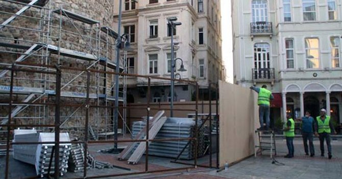 Dikili'ye ilk gemi geldi