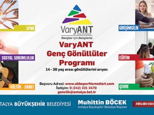 VaryANT Genç Gönüllüler, Antalya için proje geliştirecek