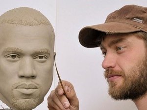 Madame Tussauds Müzesi'nde Kanye West hazırlığı