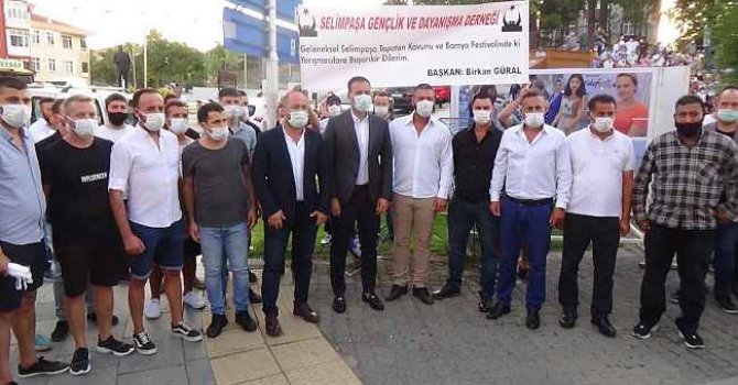 Teşvikiye'de plaj protestosu