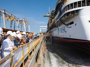 MSC Cruises en uzun gemisini denize indirdi