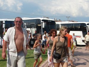Antalya'ya gelen Polonyalı turist Rusları geçti
