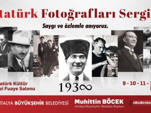 Atatürk'ün 100 fotoğrafı sergilenecek