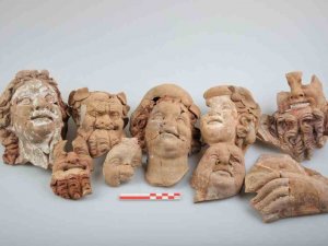 Ordu Kurul Kalesi’nde 2.100 yıllık büst ve masklar bulundu