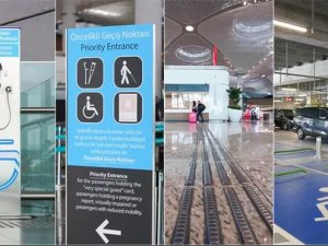 İstanbul Havalimanı engelsiz hizmetler sunuyor