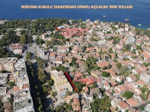 Turistler namazı inceliyorlar