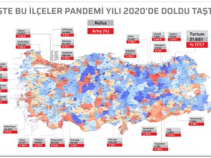 Bu ilçeler pandemide doldu taştı!