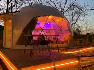 Sapanca'da doğa ile barışık ortamda lüks çadır keyfi