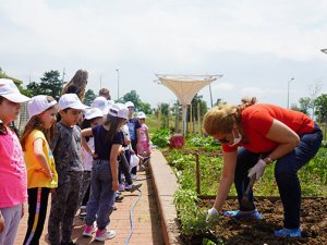 Miniklere “doğa” aşısı: Fideler “minik ellerle” yeşerdi