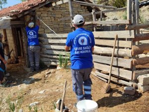 Salgın hastalıklara karşı yangın alanları ilaçlanıyor