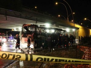 Bodrum–Ankara otobüsü yandı, 1 kişi öldü 3’ü ağır 20 yaralı