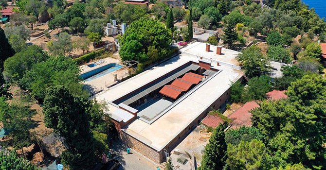 Alanya Kalesi'ndeki Bedesten tarihi dokuya uygun restore edildi