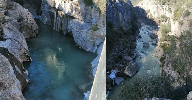 Köprülü Kanyon doğal güzelliğiyle turistleri büyülüyor