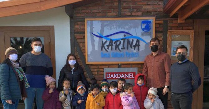 Karina Deniz Kültürü Merkezi'nde ziyaretçi akını yaşanıyor
