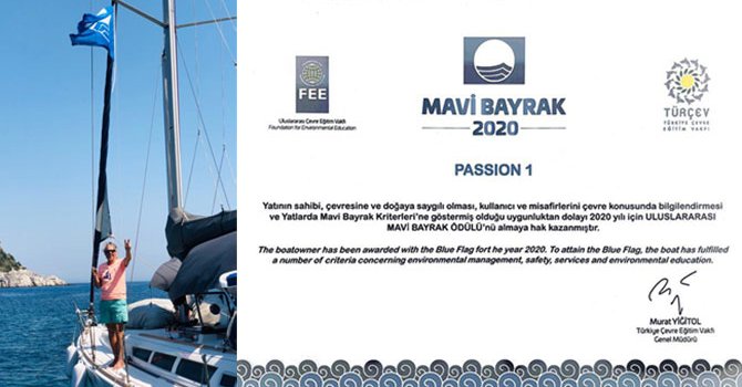 TURÇEV’in “Mavi Bayrak” uygulaması yatları güvenceye aldı