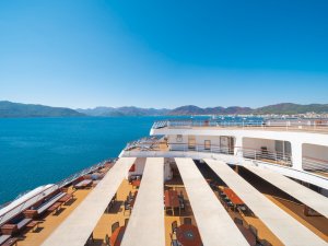 Cruise gemisi ‘Güvenli Yolculuk’ belgesi aldı