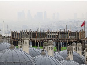 İBB’den Süleymaniye’nin silüetini kapatan yapıya durdurma talebi