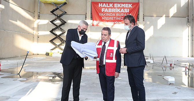 Antalya'ya günlük 120 bin kapasiteli halk ekmek fabrikası yapılıyor