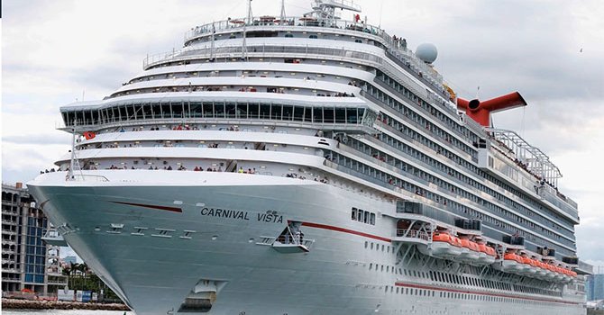 Carnival Cruises, gemide maskeyi isteğe bağlı yapıyor