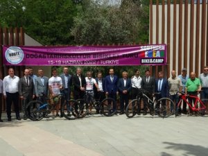 "Bike&Camp Bisiklet Turu" tanıtımı antik kentte yapıldı