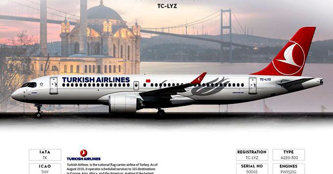 THY, 30 adet Airbus A220-300 siparişi veriyor