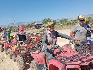 Yerli turistlerin jeep ve ATVQuat safari turuna çıkması hayal oldu