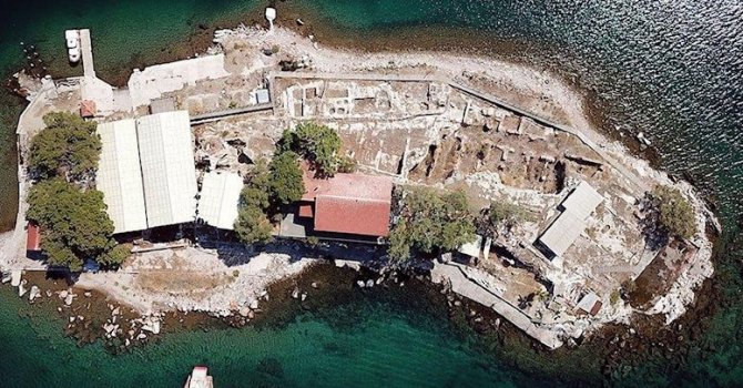 Zeytinli Ada arkeopark olarak turizme kazandırılıyor