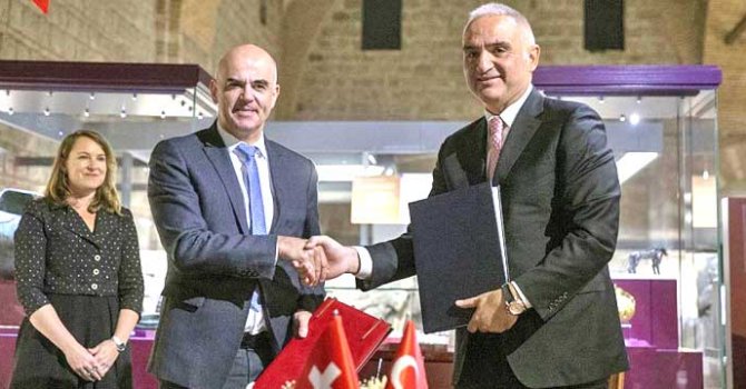 Türkiye ve İsviçre arkeolojik eser kaçakçılığına karşı anlaştı