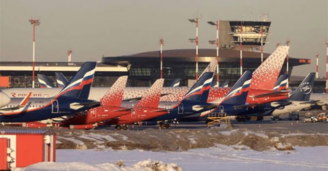 Rus havayolları 10 ayda 80 milyon yolcu taşıdı.