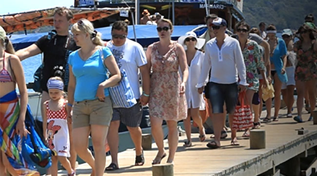 Muğla, en fazla yabancı turist ağırlayan üçüncü şehir oldu
