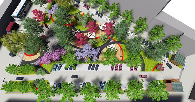 Urla’da kent merkezini rahatlatacak proje başladı