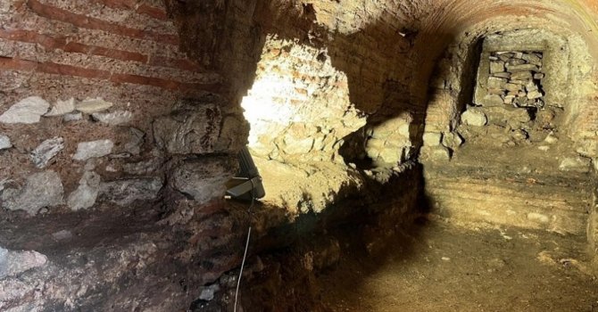 İstanbul'da 1500 yıllık dehliz keşfedildi