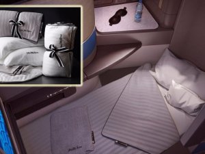 Kalite artınca uçakta uyku seti hırsızlığı çoğaldı!