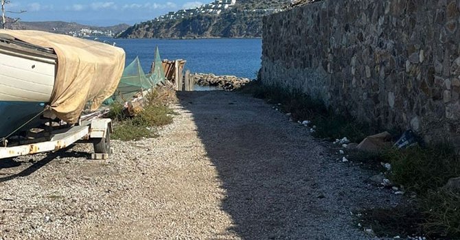 Bodrum'da plajda işgal tartışması