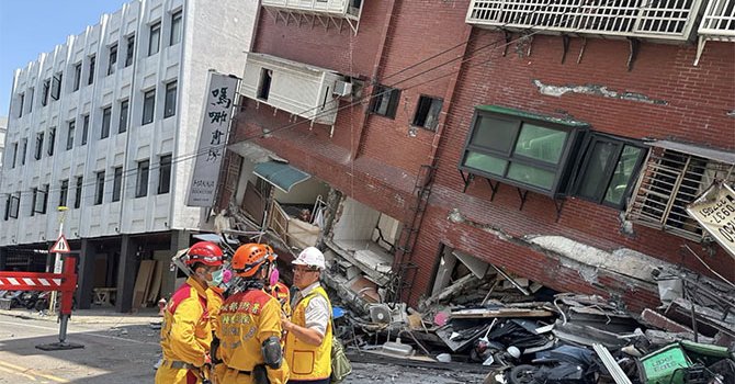 Tayvan 7.2 büyüklüğünde deprem ile sarsıldı!