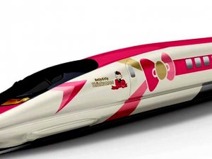Hello Kity treni bu yaz Japonya'da hizmete giriyor