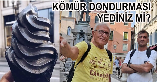 Garda Gölü’nde kömür dondurmasını tattım!