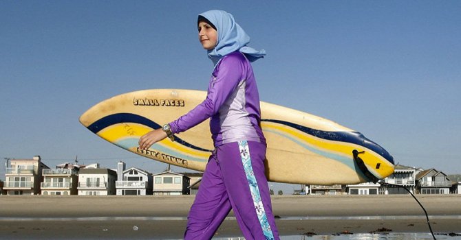 Tesettür mayoya yasak: Laikliğe saygı göstermiyorlar