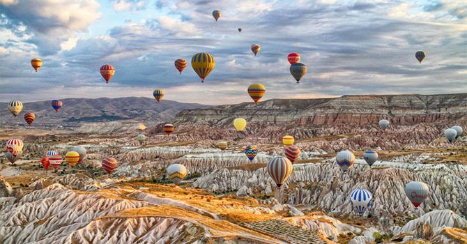 Balon turizminde 9 ayda 700 bin yolcu taşındı