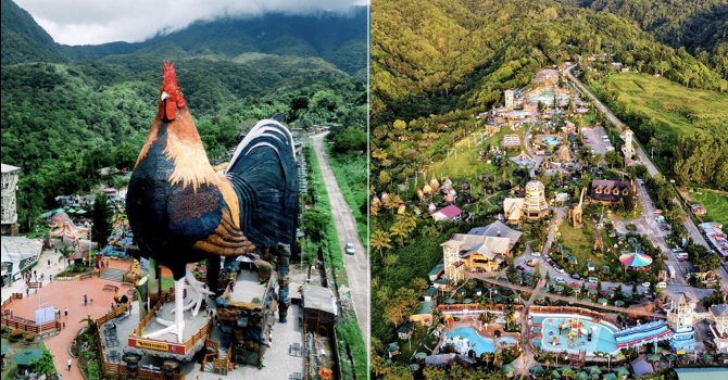 Dünyanın tavuk şeklinde en büyük binası bir otel