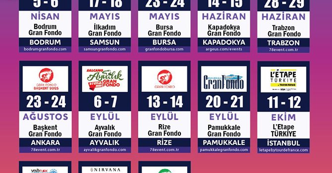 2025 Yılı Gran Fondo Yarışlarının Takvimini Açıklandı 
