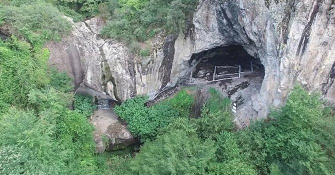 Kaşkalar Zonguldak'taki mağarada bulundu