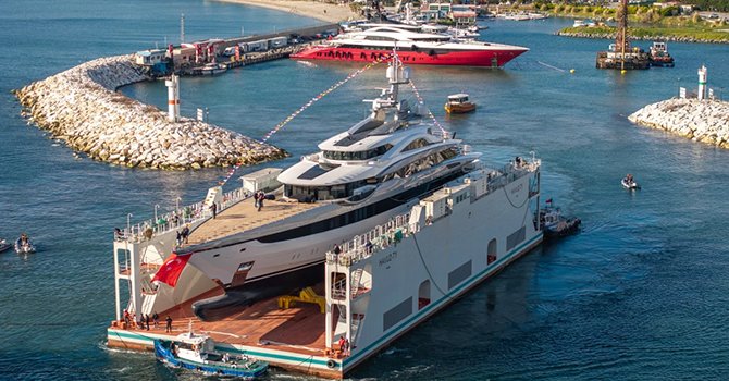 Türkiye mega yat imalatında dünyada ikinci sırada