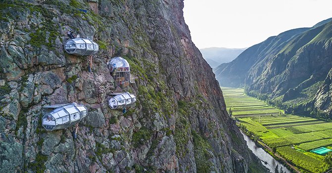 Dünyanın en sıra dışı sekiz minik otel odaları