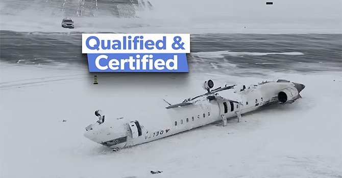 Delta Air Lines CRJ900 Kazasında pilotları savundu