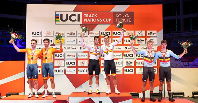 Konya’da dünya pist bisikleti heyecanı yaşandı